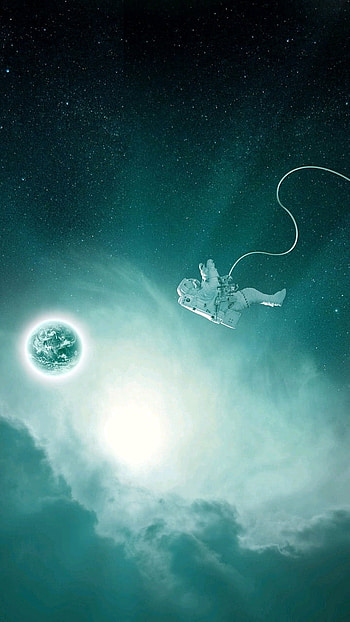 planet, space, Sci Fi, astronaut HD phone wallpaper