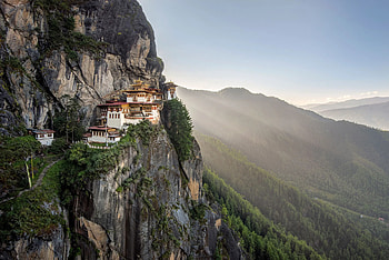 Tiger's Nest, Beautiful houses of worship, Architectural wonders, Global pilgr HD wallpaper