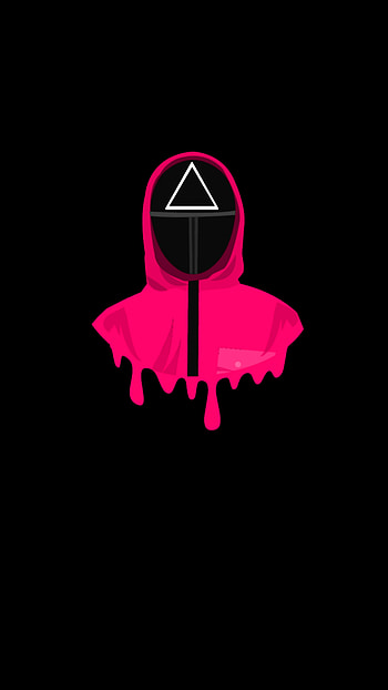 Squid Game , Black , Art, squid game, Anime, Squid Gameb , King, , Mask, Black HD phone wallpaper
