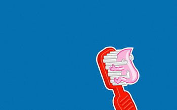 ToothButt, funny, simple, toothbrush, weird HD wallpaper
