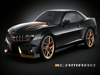 2010 VR Camaro, camaro, black, chevy HD wallpaper