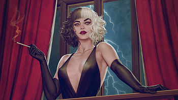 Cruella de Vil, de, Cruella, Vil, Fantasy HD wallpaper