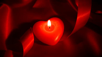 Valentine Heart Candles, Heart, Valentine, Candles, Album HD wallpaper