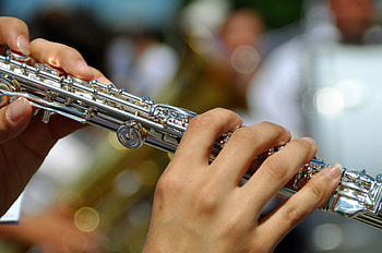 Flute, Hands playing, Music instrument, Public domain HD wallpaper
