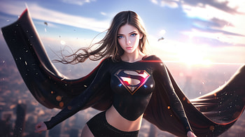 Supergirl Superhero , supergirl, superheroes, ai-girls, ai, artist, artwork, digital-art HD wallpaper
