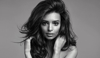 Emily Ratajkowski Monochrome 2018, emily-ratajkowski, celebrities, girls, monochrome, black-and-white HD wallpaper