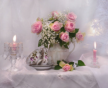 soft, still life, flowers, abstract HD wallpaper