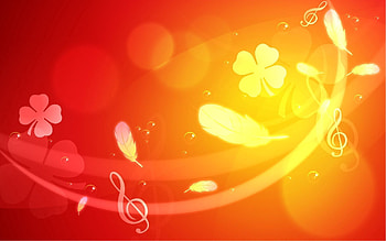 Abstract, Flowers, Leaves, Feather, Colorful, Colourful HD wallpaper
