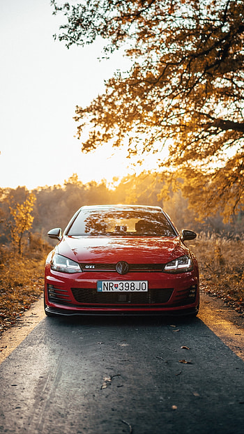 Autumn, Golf GTI HD phone wallpaper
