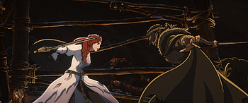 Epic Confrontation: from The War of the Rohirrim Anime, Anime, The Lord of the Rings: The War of the Rohirrim HD wallpaper