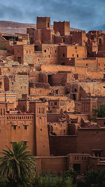 Morocco, Travels, Castle HD phone wallpaper