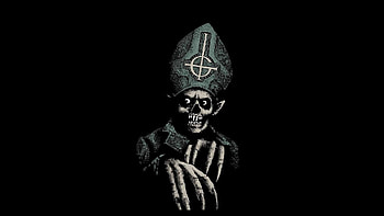 Ghost BC, Papa Emeritus, Eerie atmosphere, Haunting aesthetic HD wallpaper