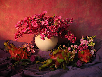 Flower, still life, red, flowers HD wallpaper