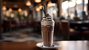 Delicious Chocolate Milkshake, Chocolate Milkshake, food, milkshake HD wallpaper