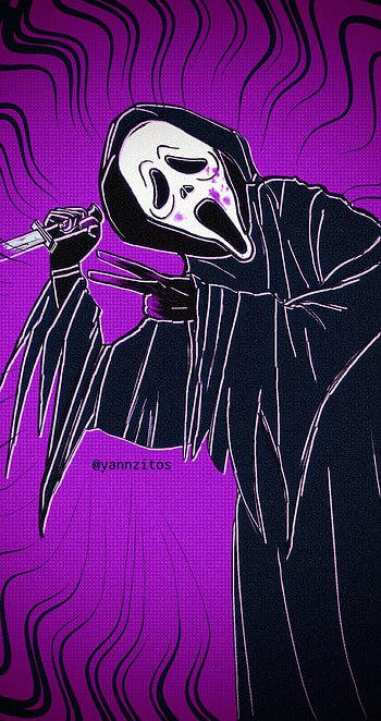 Ghostface, magenta, pink, screammovie, purple, scream HD phone wallpaper