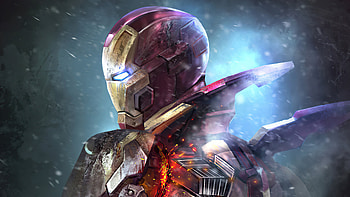 Iron Man Mark Xlii, iron-man, superheroes, artist, artwork, digital-art, artstation HD wallpaper