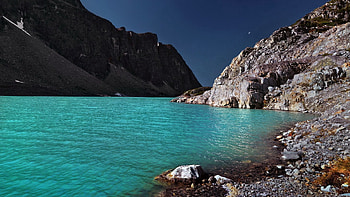 Nature, Stones, Pebble, Mountains, Lake, Shore, Bank, Azure HD wallpaper