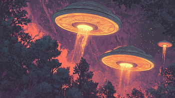 : Sci-Fi UFO Invasion Adventure, Sci Fi, UFO invasion, UFO, alien, Science Fiction HD wallpaper
