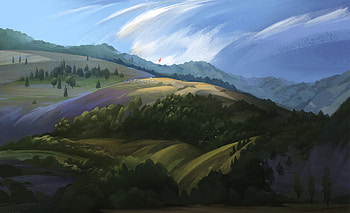 artistic, landscape HD wallpaper