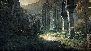 Elden Ring Mystical Ruins – Epic Fantasy Landscape, Elden Ring HD wallpaper