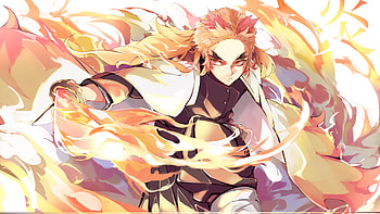 Kyojuro Rengoku Demon Slayer Kimetsu no Yaiba HD wallpaper