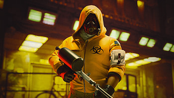 The Finals: Radioactive Warrior in, video game, The Finals, radioactive, yellow HD wallpaper
