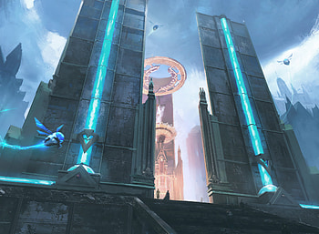 MTG - Hallowed Fountain, man made, Magic: The Gathering HD wallpaper