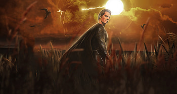 Superman Black Cape, superman, superheroes, artwork, artist, artstation HD wallpaper