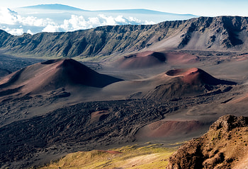 Mountain Ridge Volcanic Rocks , volcano, mountains, rocks, nature HD wallpaper