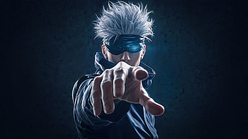 Satoro Gojo Jujutsu Kaisen, jujutsu-kaisen, anime, artist, artwork, digital-art, ai HD wallpaper
