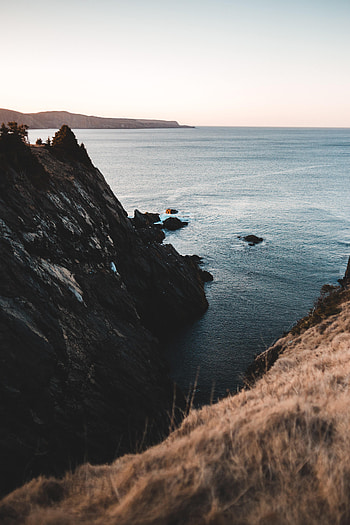 Nature, Water, Sea, Rocks, Horizon, Cliff HD phone wallpaper