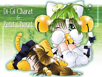 Di Gi Charat, cute, girls, anime HD wallpaper