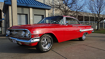 1960 Chevrolet Impala Sport Coupe, Chevy, Car, Red, Impala, Old-Timer, Sport, Coupe, Muscle, Chevrolet HD wallpaper