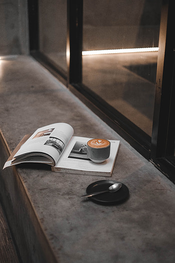 Coffee, Miscellanea, Miscellaneous, Cup, Window, Window Sill, Windowsill, Magazine, Journal HD phone wallpaper