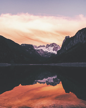 Nature, Mountains, Snow, Rocks, Reflection, Snow Covered, Snowbound HD phone wallpaper