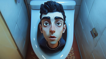 : Skibidi Toilet Adventure, skibidi toilet, toilet, humor, surreal HD wallpaper