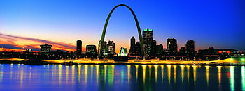 Gateway Arch, Top cityscape, St. Louis, backgrounds HD wallpaper