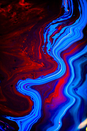 Abstract, Divorces, Paint, Liquid, Fluid Art, Distortion HD phone wallpaper