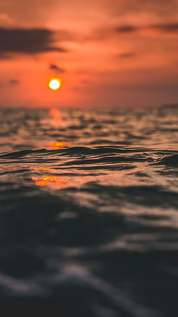 Unique, Sunset HD phone wallpaper