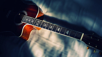 Cool guitar , Acoustic guitar, Exquisite designs, Musical art HD wallpaper