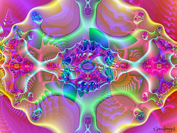 PASTEL, FRACTAL, COLOURS, ABSTRACT HD wallpaper