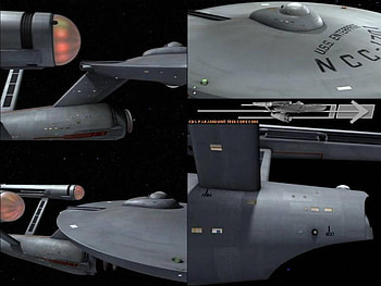 Enterprise Remastered, trek, tos, star trek, starship enterprise HD wallpaper