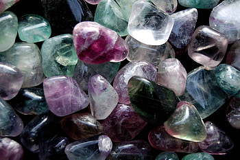 Macro fluorite minerals, Fluorspar wonder, Detailed beauty, Magnified minerals HD wallpaper