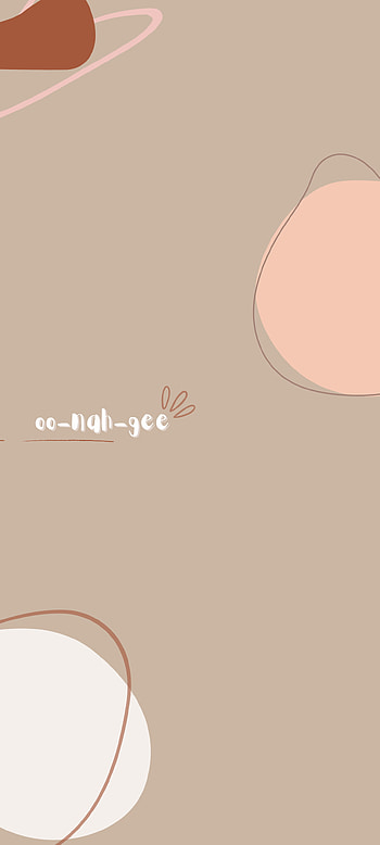 Boho Tooh, beige, orange, minimal, round, peach, minimalist, brown, rounds HD phone wallpaper