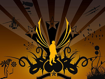 Vector, Lines, Graphics, Soldier, Army HD wallpaper