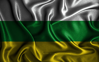 Zamora-Chinchipe flag, , silk wavy flags, ecuadorian provinces, Day of Zamora-Chinchipe, fabric flags, Flag of Zamora-Chinchipe, 3D art, Zamora-Chinchipe, Provinces of Ecuador, Zamora-Chinchipe 3D flag, Ecuador HD wallpaper