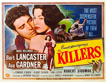 Movie - The Killers, hollywood, golden era of hollywood, burt lancaster, ava gardner HD wallpaper