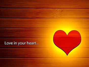 Love in your heart, words, abstract, sign, note, texture, heart, nice HD wallpaper