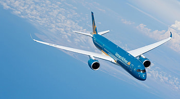 Vietnam Airlines, Airbus wing, A350-900, Vietnam Airlines HD wallpaper