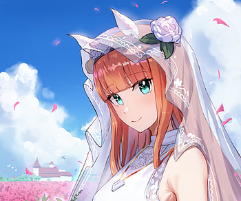 Uma Musume: Pretty Derby, Anime, Bride, Silence Suzuka HD wallpaper